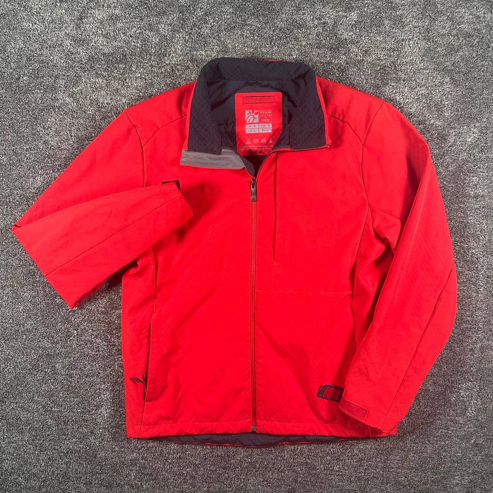 Chick-fil-A Oobe Jacket Adult Medium Team Style Red Softshell Full Zip Workwear